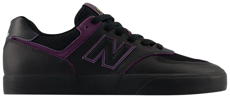 NB Numeric 574VUS Black with Purple 