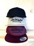 Initiate Jumble Script Unstructured 5 Five Panel Hat