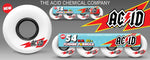 Acid Skaterade Wheels 86A White