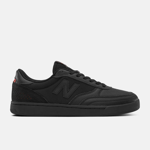 New Balance Numeric Tom Knox NM#440 Black Leather with Red