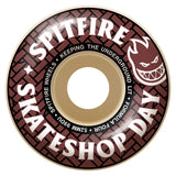 Spitfire Formula Four Skate Shop Day Wheels 52mm 99du